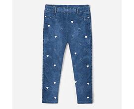 jeans legíny se srdíčky Mayoral 3753-88