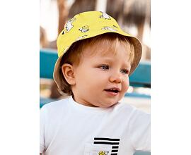 dětský klobouk s UV filtrem žlutý Mayoral 10406-64