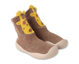 kojenecké ponožkoboty s motivem žirafy