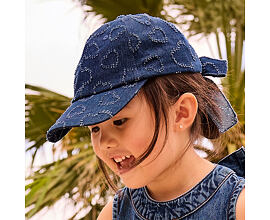 dívčí letní džínová kšiltovka Mayoral 10195-51