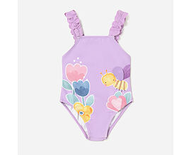 dětské jednodílné plavky s obrázky Mayoral 1755-24