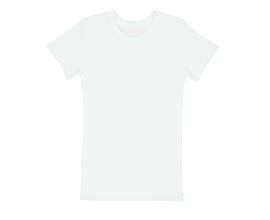 dětské bílé bavlněné tričko