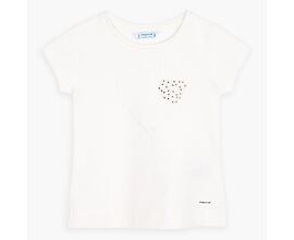 dětské smetanové tričko Mayoral pro holčičku