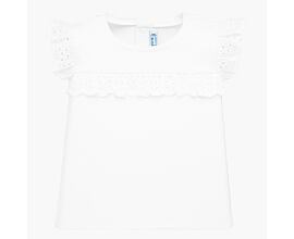 bílé tričko s madeirou pro batolata 