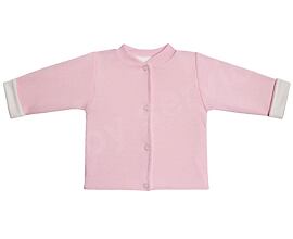 kojenecký oboustranný kabátek Baby service růžový