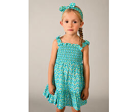 dětské letní šaty s čelenkou Mayoral 3942-53