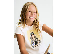 dívčí oversize tričko s obrázkem Mayoral 6010-11