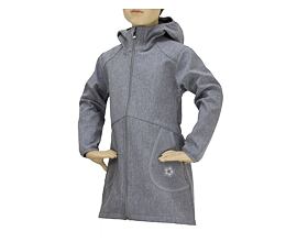 dívčí softshellový kabát šedý velikost 98