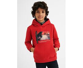 chlapecká červená mikina klokanka Mayoral 7449-31