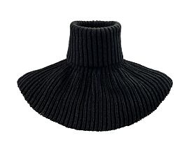 dětský černý nákrčník pletený