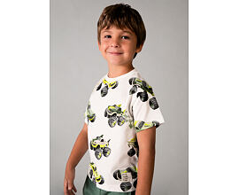 dětské tričko s obrázky monster trucků Mayoral 3068-67