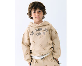 dětská mikina s kapucí pro malé fotbalisty