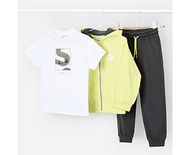 dětská tepláková souprava s bavlněným tričkem Mayoral 3884-70