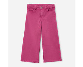 dětské růžové džíny se širokými nohavicemi Mayoral 3588-26