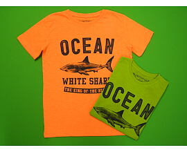 chlapecké triko se žralokem Mayoral 6016 velikost 170 zelené