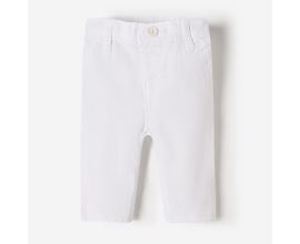 bílé pružné kalhoty pro kojence Mayoral 595-88