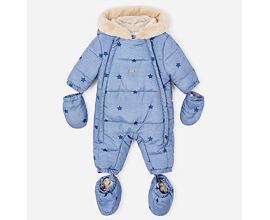 zimní kombinézy kojenecké modré s hvězdičkami Mayoral 2624-57