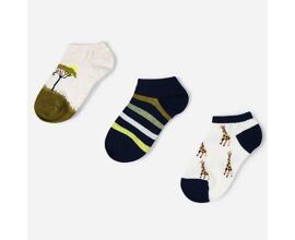 dětské kotníkové ponožky 3 páry Mayoral 10465-10