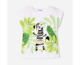 dětské letní tričko se zebrou tanečnicí Mayoral 3069-21