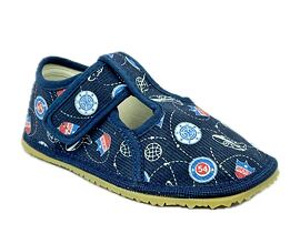 dětské barefoot bačkory HP Čechtín Čechfoot modré