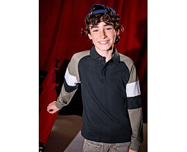 chlapecké triko s límečkem a dlouhým rukávem