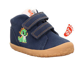 Superfit Flummi 1-009670-8000 dětské barefoot kožené první botičky