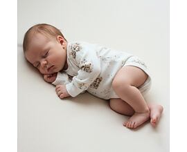 dětské body rostoucí Baby service neutrální s medvídky