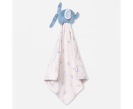 usínáček pro miminko Mayoral 9081-49 slůně s muchlací dečkou a uzlem pro dudlík