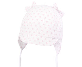 kojenecká letní čepička zavazovací Jamiks Torben z BIO bavlny