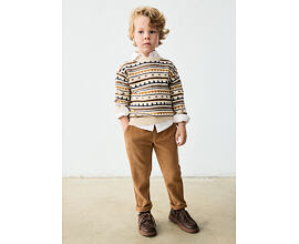 dětské manšestrové kalhoty jogger Mayoral 4514-87
