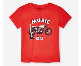 dětské triko s reflexním obrázkem motorky music Mayoral 3049