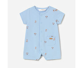 kojenecký letní overal s pejsky Mayoral 1717-12