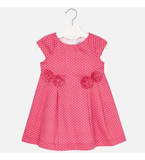 puntíkaté letní šaty Mayoral 3946 růžové