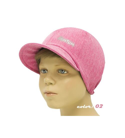 dětská softshellová čepice kšiltovka růžová