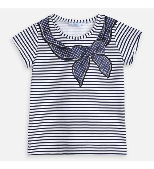 dětské modré pruhované námořnické tričko