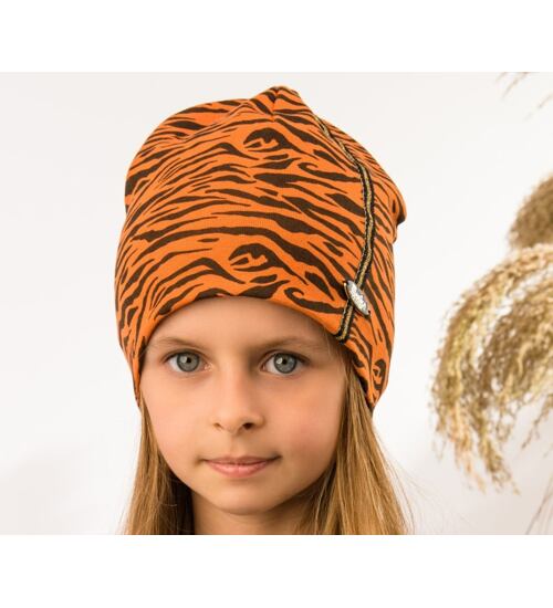 podzimní dívčí bavlněná čepice Marika