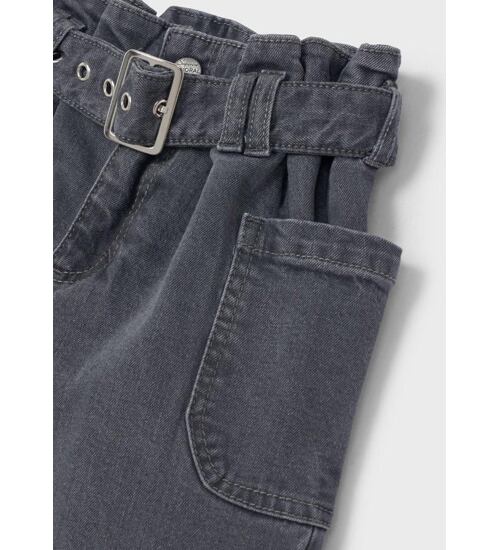šedé džíny s vysokým pasem Mayoral 4506-70 Gris