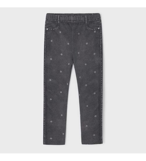 puntíkaté legíny v jeans designu Mayoral 4762-85