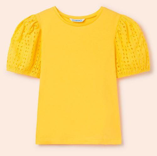 Mayoral žluté tričko dívčí