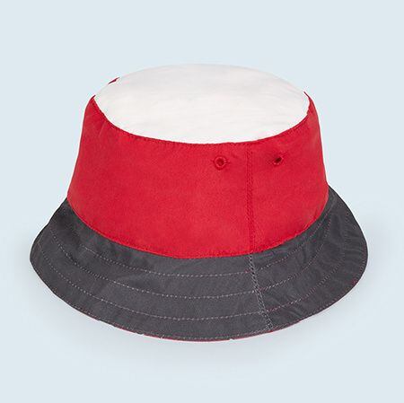 dětský klobouk s UV filtrem červený Mayoral 10406-65