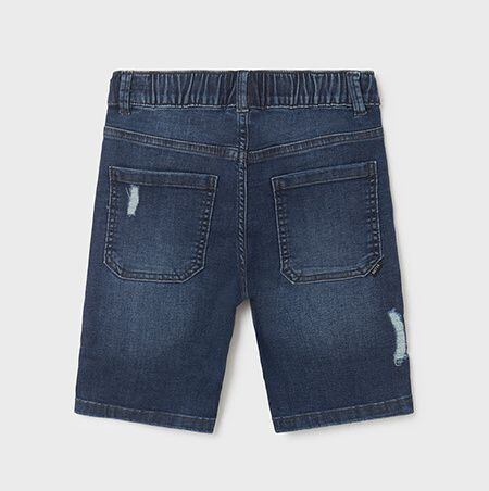 chlapecké pohodlné džínové šortky do gumy Mayoral 6258-15