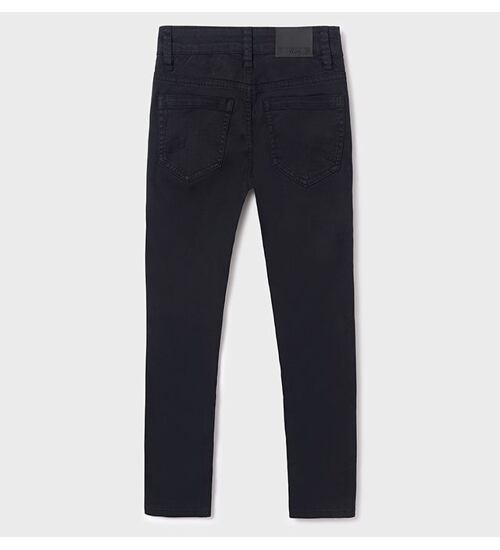 chlapecké černé pružné kalhoty slim fit Mayoral 582-23