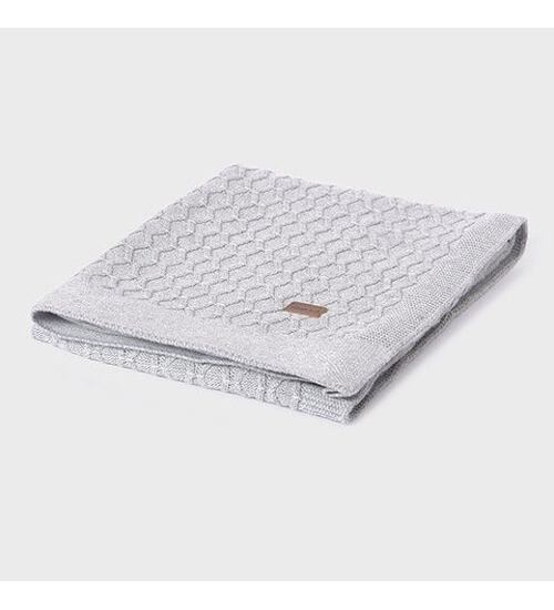 dětská deka pletená z organické bavlny