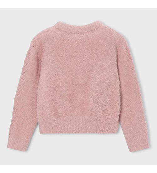 dětský svetr růžový pudrový Mayoral 4307-72