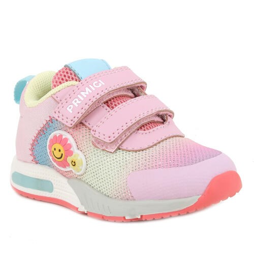 svítící tenisky dětské dívčí v duhovém designu Primigi
