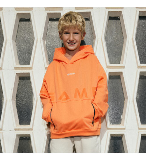 chlapecká mikina klokanka s kapucí