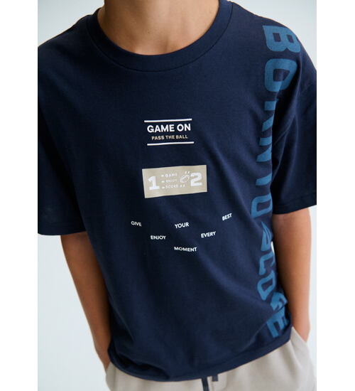 letní bavlněné chlapecké triko Mayoral