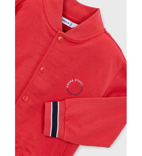 dětská bomber mikina s vesmírnou lodí na zádech Mayoral 3440-91