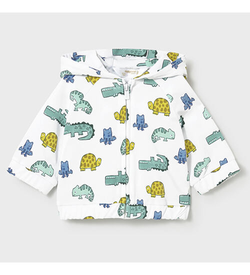 kojenecká tepláková souprava a tričko se zvířátky Mayoral 1893-30