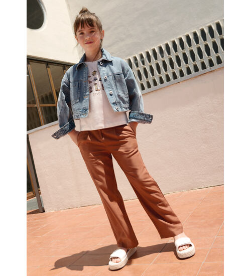 dívčí volné letní kalhoty Mayoral 